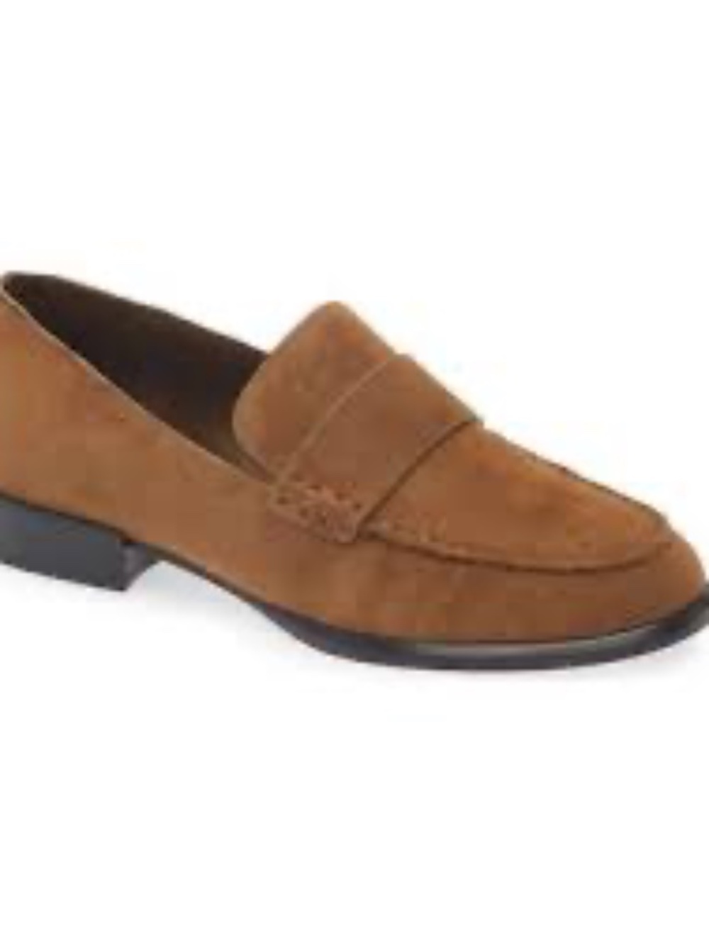 Vince Nelli Suede Leather Loafer Elmwood color size 7